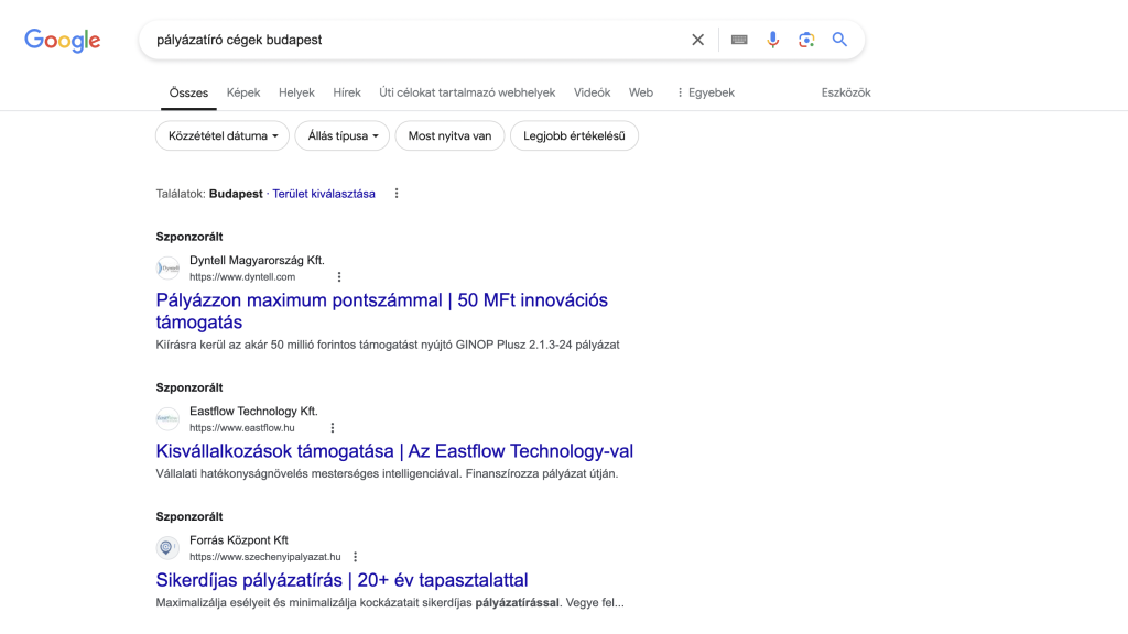 Google hirdetéskezelés előnyei